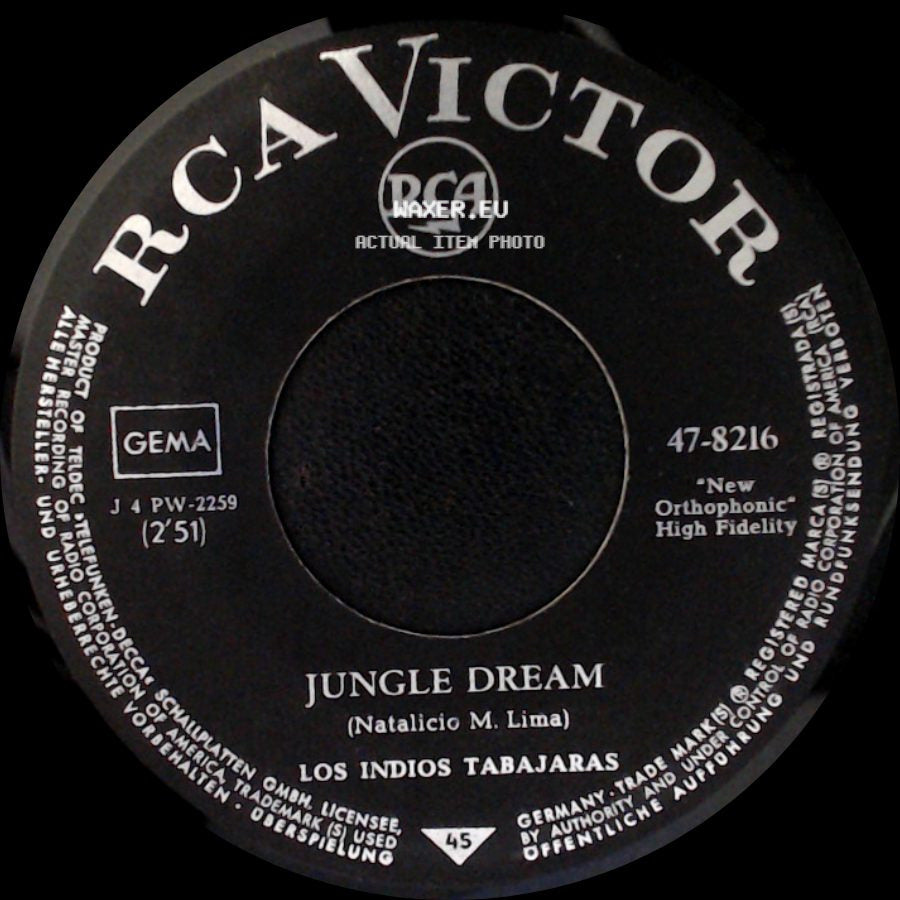 Los Indios Tabajaras - Maria Elena / Jungle Dream side B