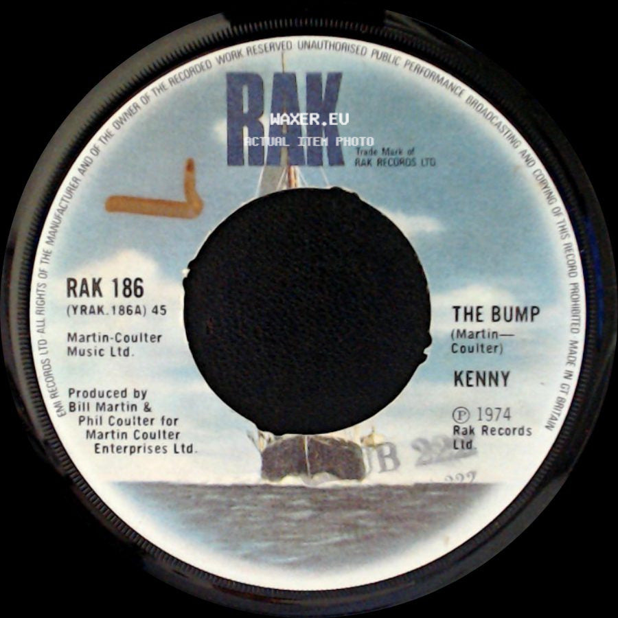 Kenny - The Bump / Forget The Janes, The Jeans And The Might Have Beens side A