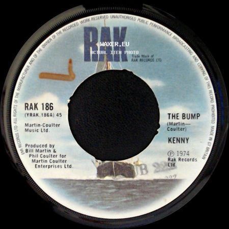 Kenny - The Bump / Forget The Janes, The Jeans And The Might Have Beens side A