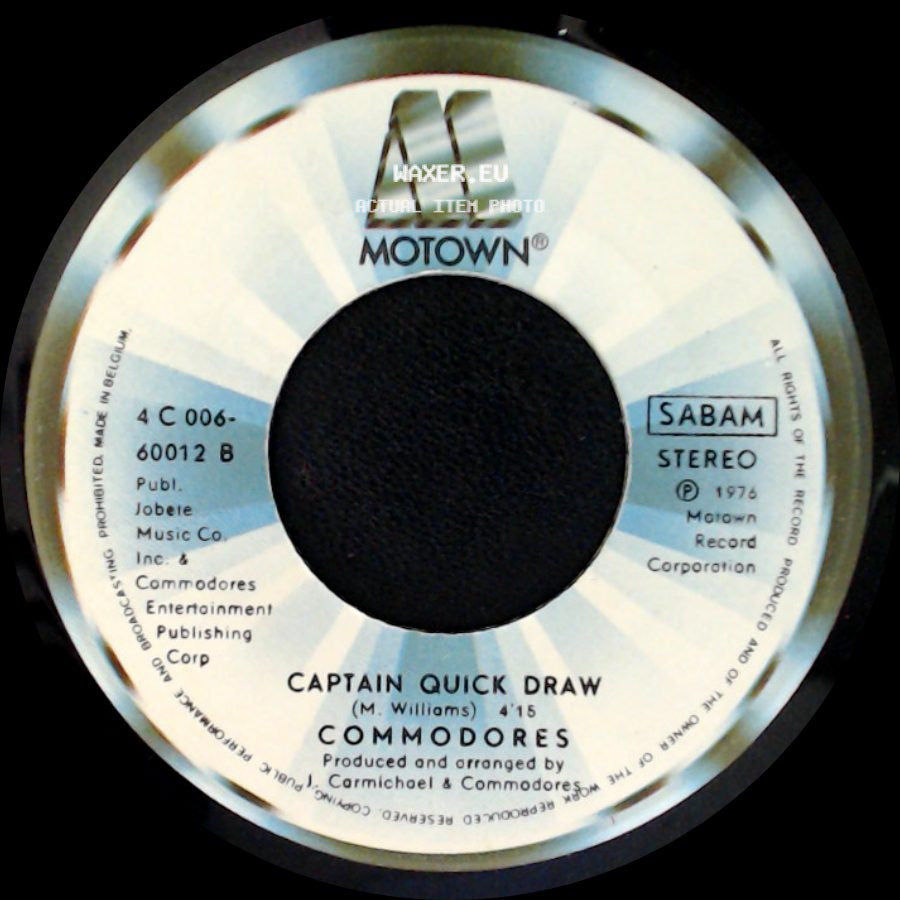 Commodores - Brick House / Captain Quick Draw side B