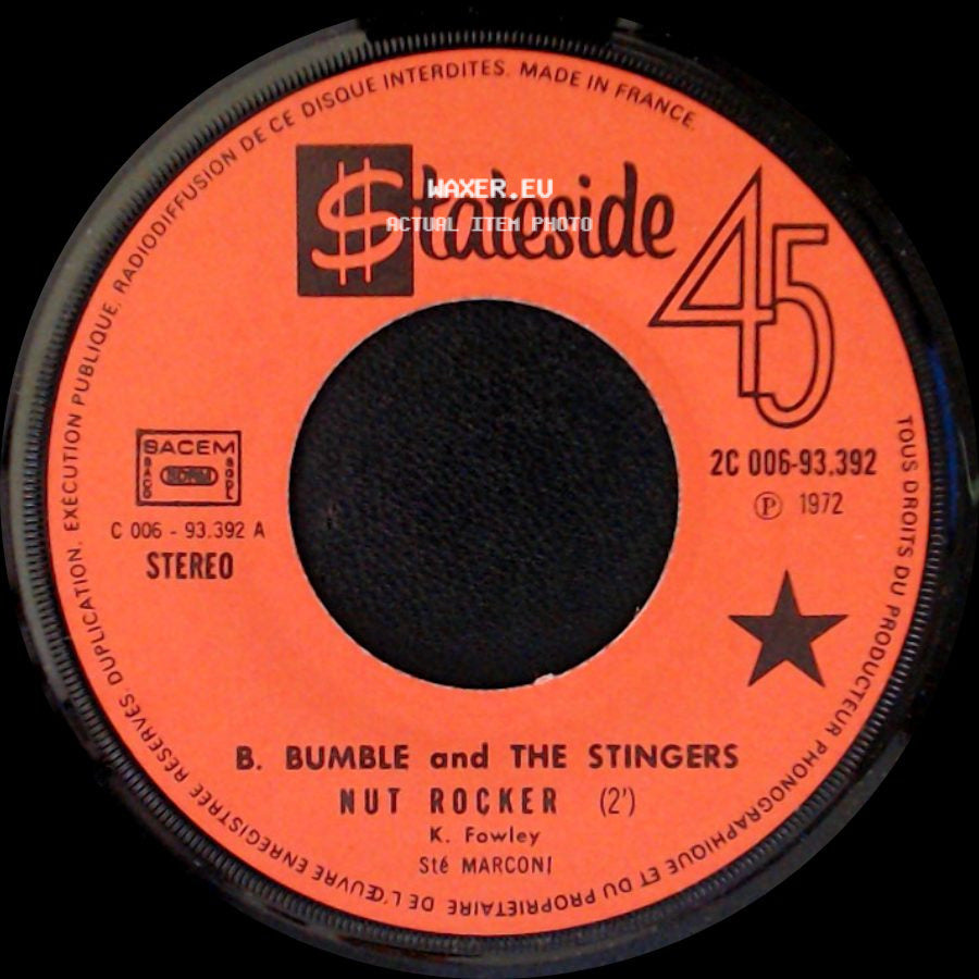 B. Bumble And The Stingers - Bumble Boogie / Nut Rocker side B