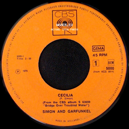 Simon And Garfunkel - So Long, Frank Lloyd Wright / Cecilia side B