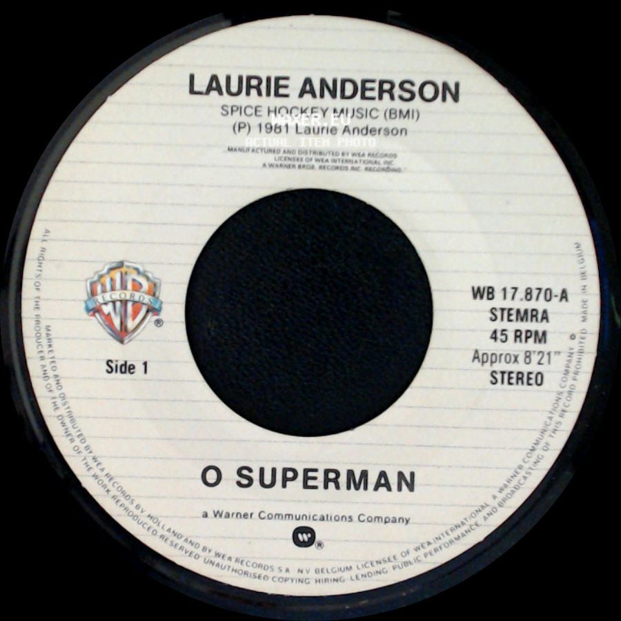 Laurie Anderson - O Superman / Walk The Dog side A