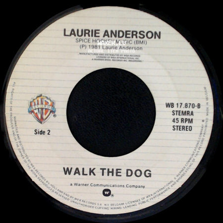 Laurie Anderson - O Superman / Walk The Dog side B