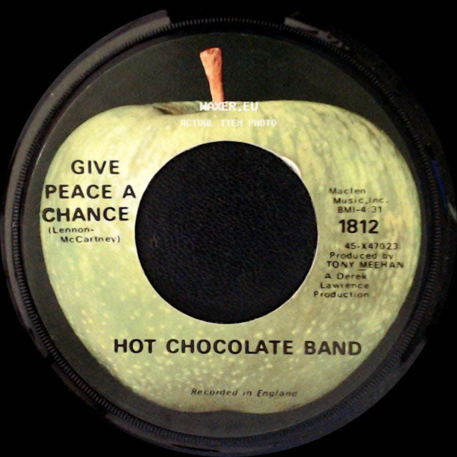 Hot Chocolate Band - Living Without Tomorrow / Give Peace A Chance side B