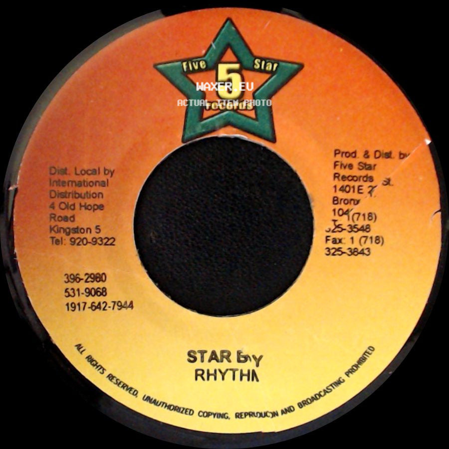 Star Boy / Tony Rebel - Rhythm / Time To Rise side A