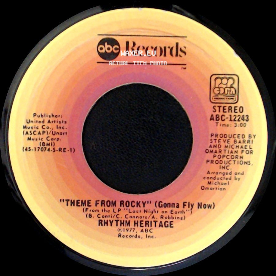 Rhythm Heritage - Theme From Rocky (Gonna Fly Now) / Last Night On Earth side A