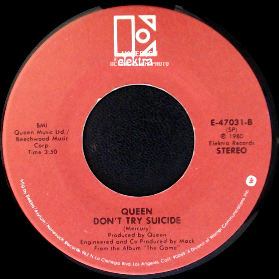Queen - Don't Try Suicide / Another One Bites The Dust side A