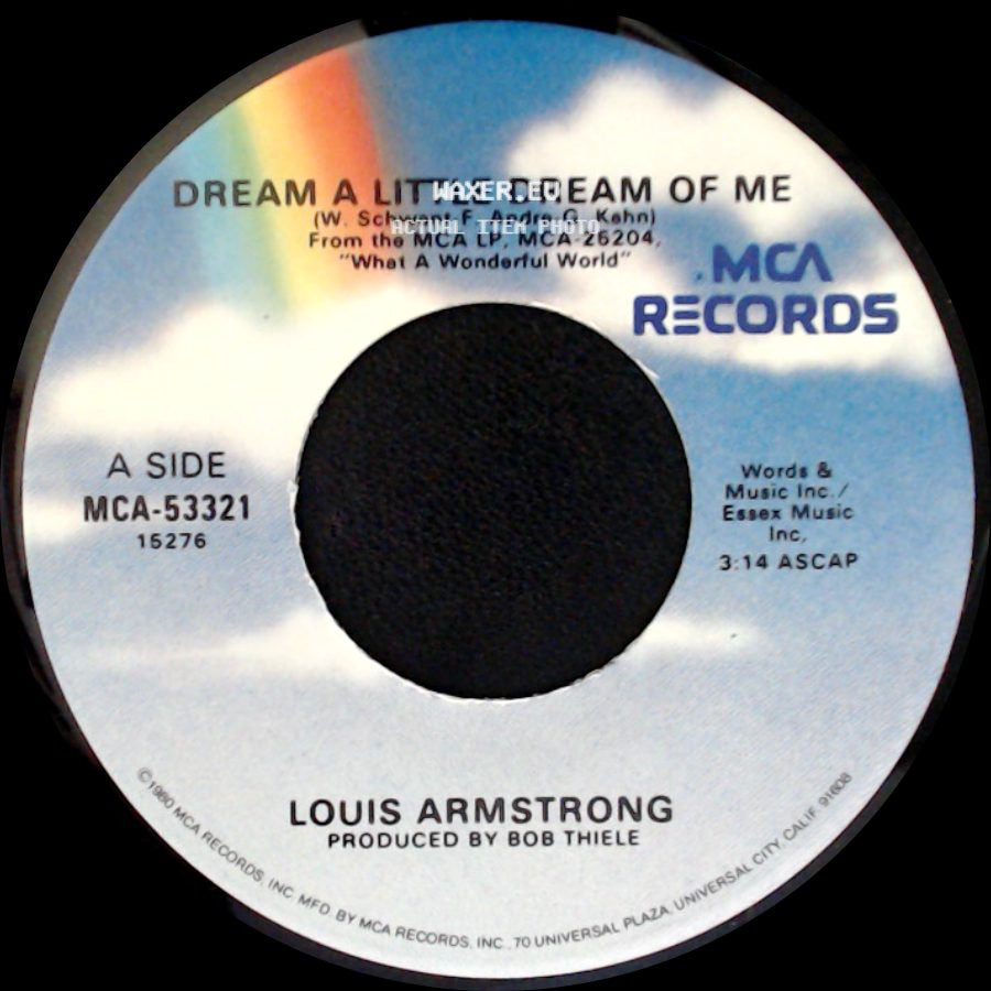 Louis Armstrong - Dream A Little Dream Of Me / What A Wonderful World side A
