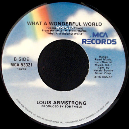 Louis Armstrong - Dream A Little Dream Of Me / What A Wonderful World side B