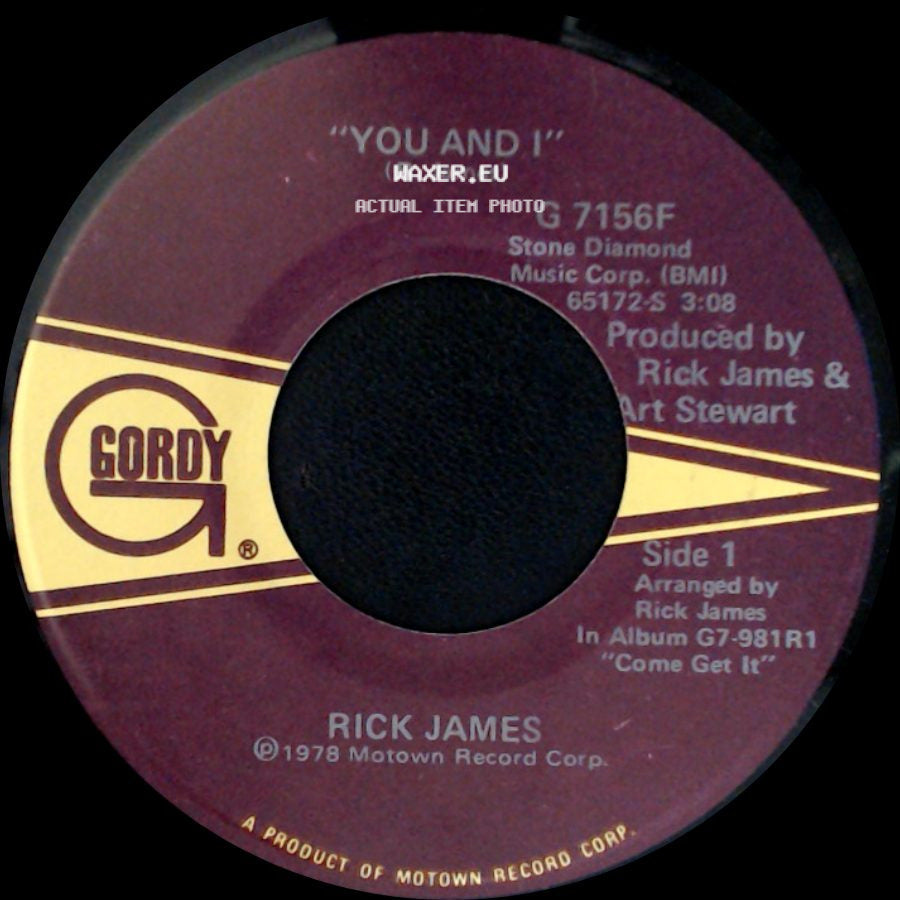 Rick James - You And I / Hollywood side A