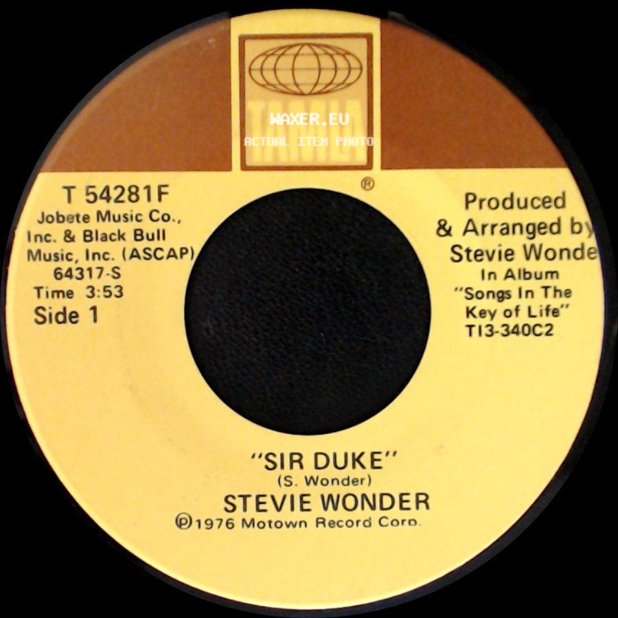 Stevie Wonder - Sir Duke / He's Misstra Know-It-All side A