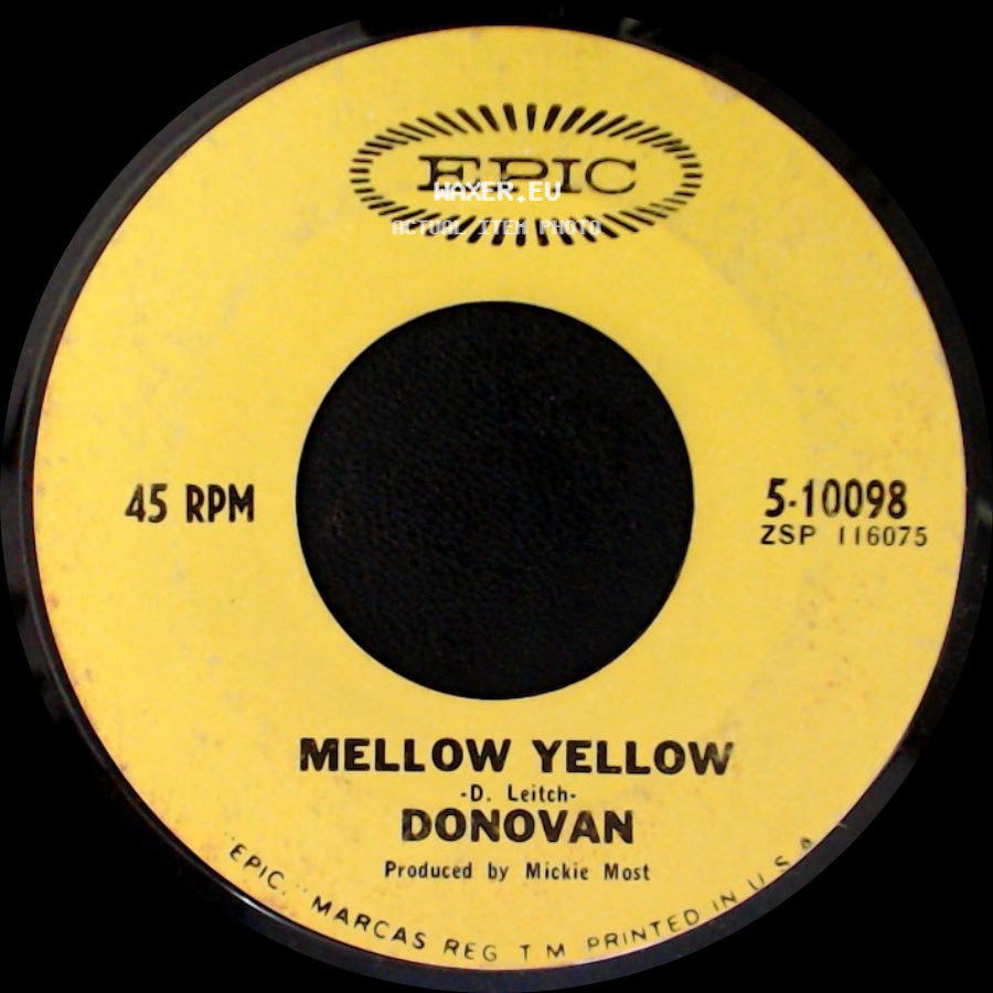 Donovan - Mellow Yellow / Sunny South Kensington side A