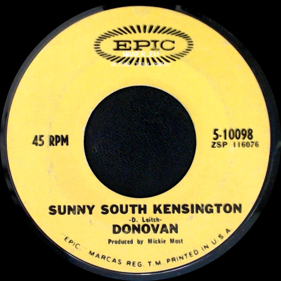 Donovan - Mellow Yellow / Sunny South Kensington side B