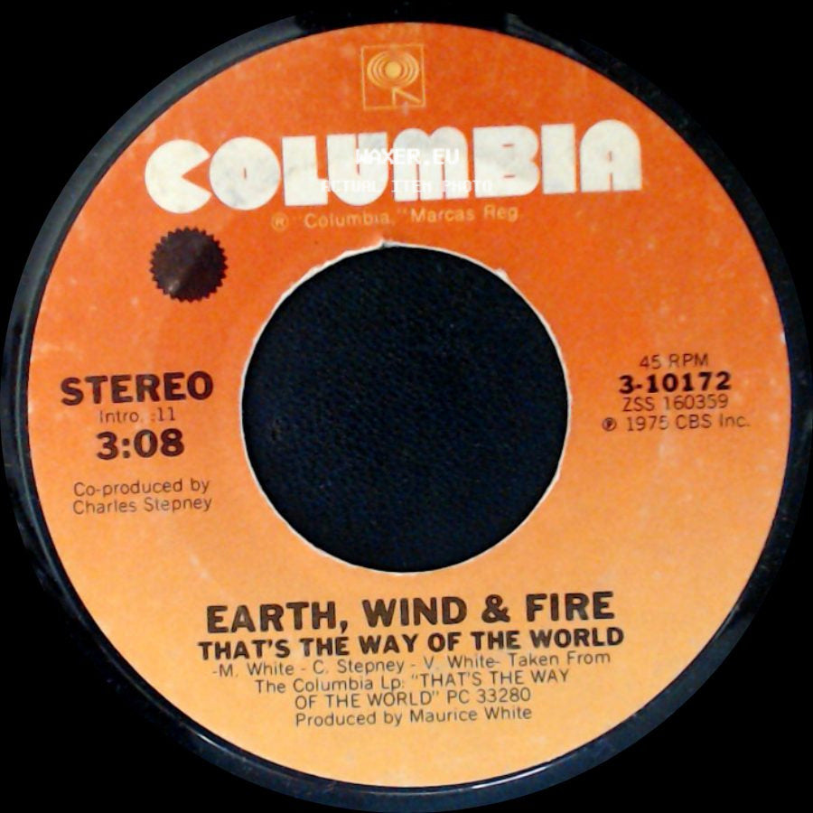 Earth, Wind & Fire - That's The Way Of The World / Africano side A