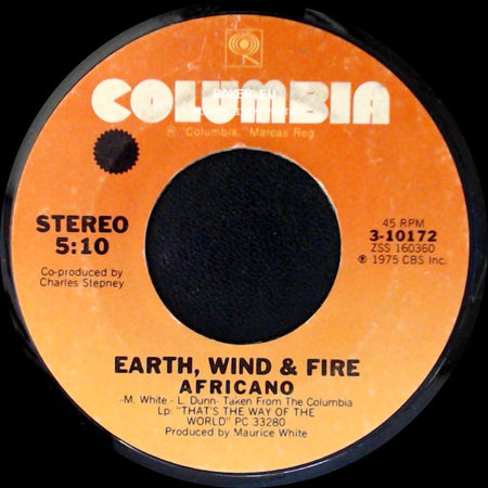 Earth, Wind & Fire - That's The Way Of The World / Africano side B