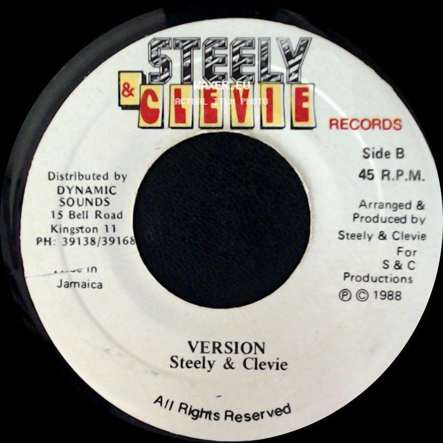 Papa San / Steely & Clevie - Nuh Tek Me Serious / Version side B