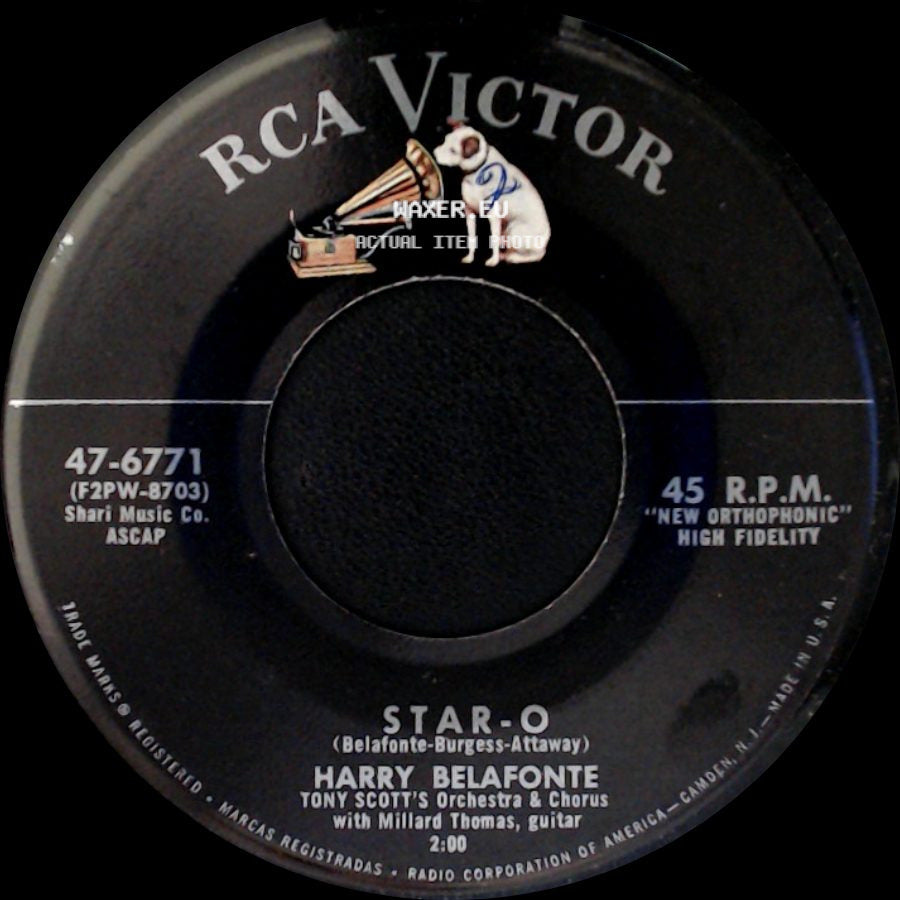 Harry Belafonte - Banana Boat (Day-O) / Star-O side B