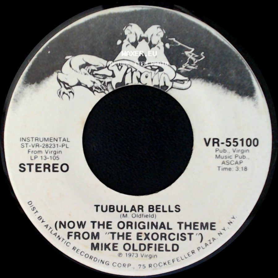 Mike Oldfield - Tubular Bells / Tubular Bells (Now The Original Theme From "The Exorcist") side B