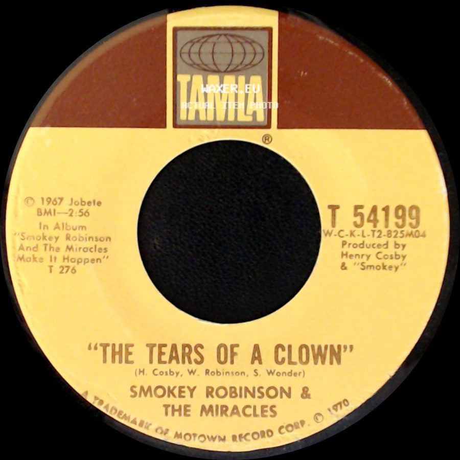 Smokey Robinson & The Miracles - Promise Me / The Tears Of A Clown side B