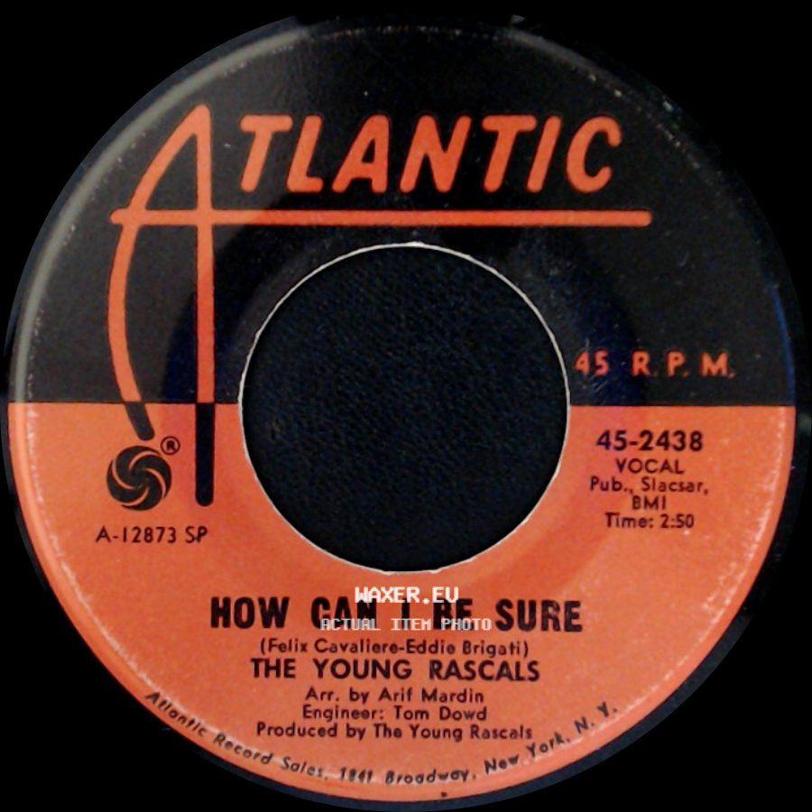 The Young Rascals - How Can I Be Sure / I'm So Happy Now side A