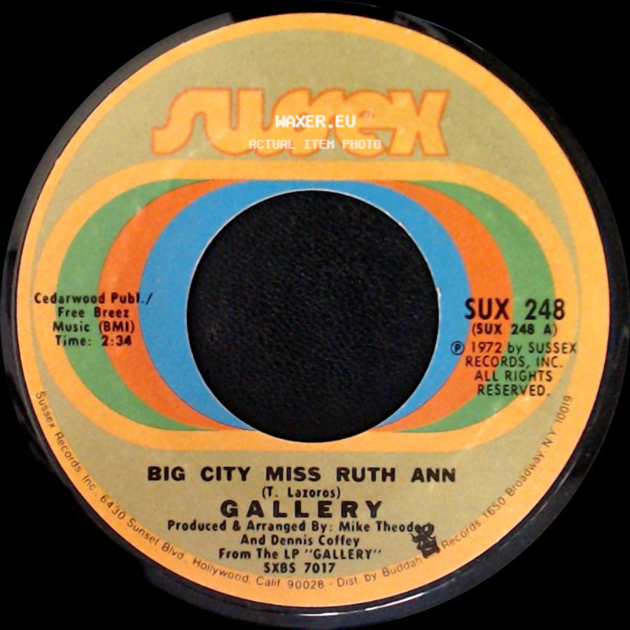 Gallery - Lover's Hideaway / Big City Miss Ruth Ann side B