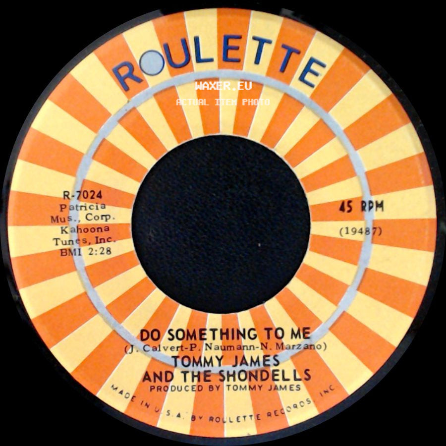 Tommy James And The Shondells - Ginger Bread Man / Do Something To Me side B