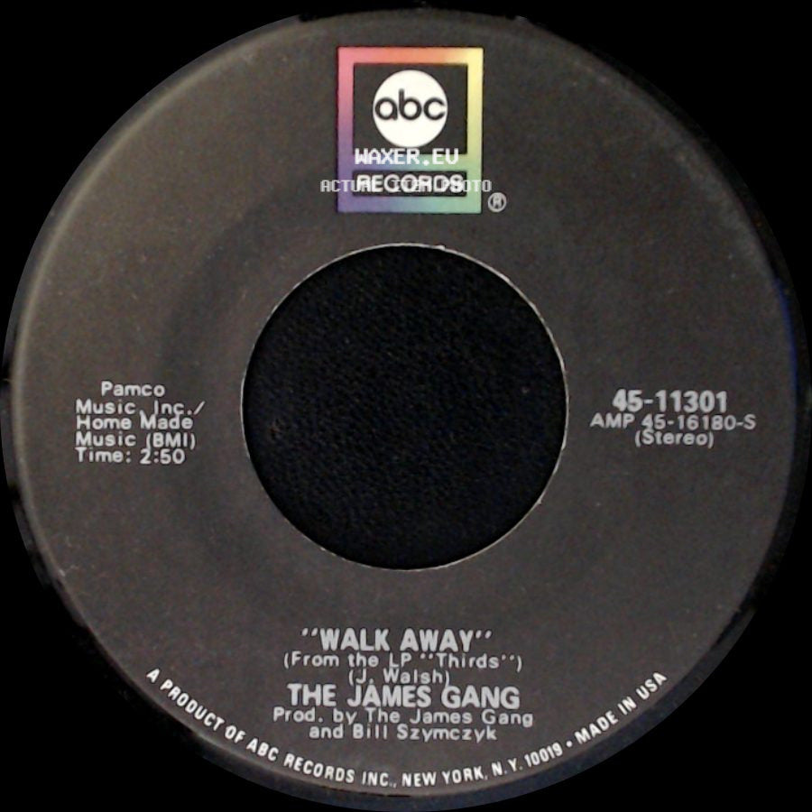 The James Gang - Yadig? / Walk Away side B