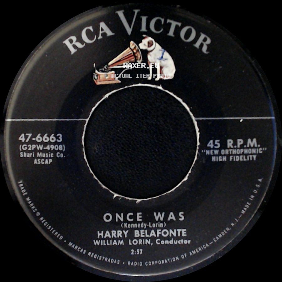 Harry Belafonte - Once Was / Jamaica Farewell side A