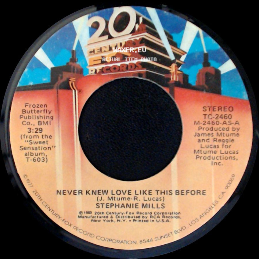 Stephanie Mills - Never Knew Love Like This Before / Still Mine side A
