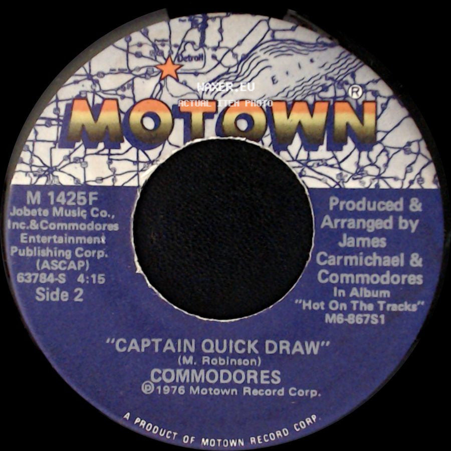 Commodores - Brick House / Captain Quick Draw side B