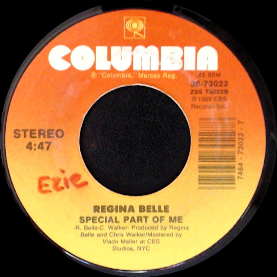 Regina Belle - Make It Like It Was / Special Part Of Me side B