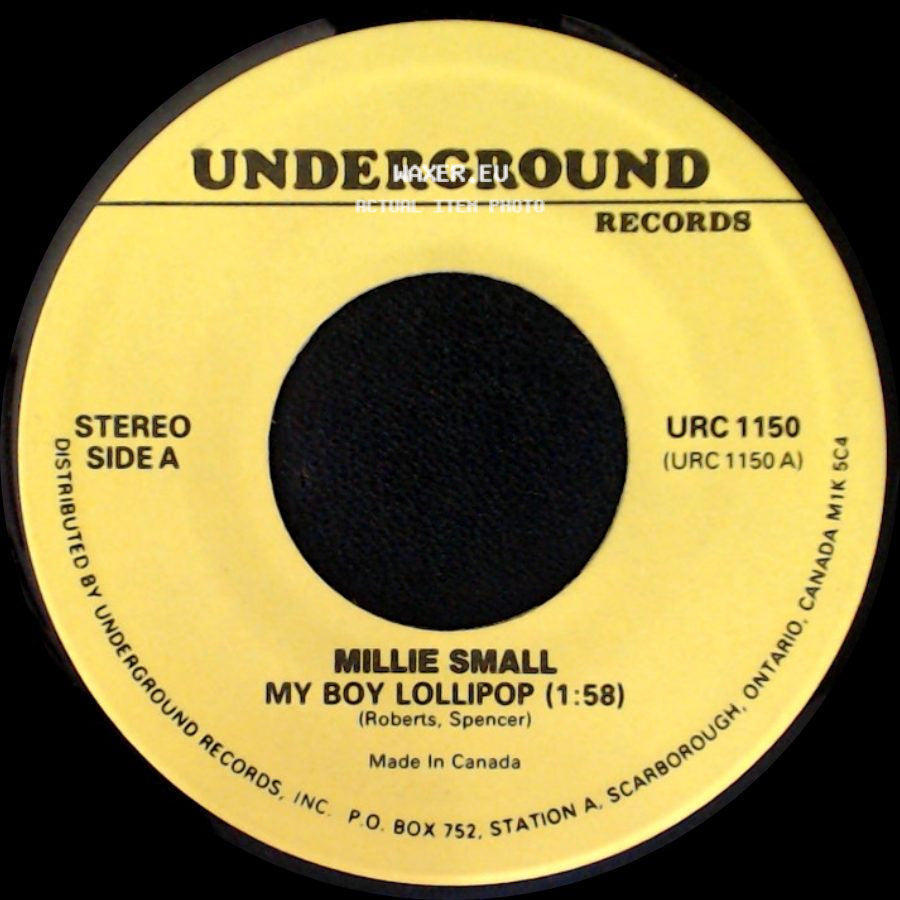 Millie Small - My Boy Lollipop / Sweet William (1:42) side A
