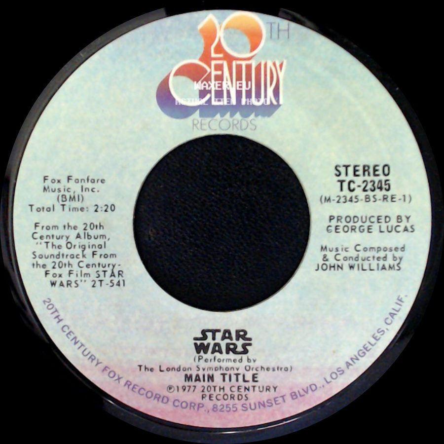 Cantina Band / The London Symphony Orchestra - Star Wars / Main Title side B
