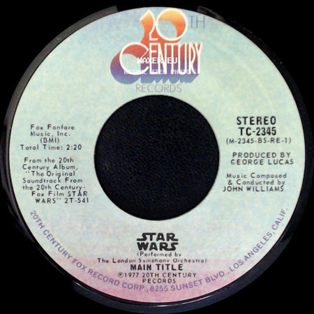 Cantina Band / The London Symphony Orchestra - Star Wars / Main Title side B