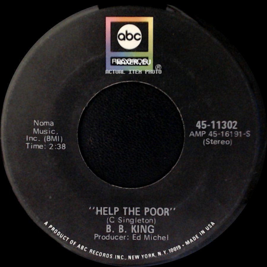 B. B. King - Lucille's Granny / Help The Poor side B