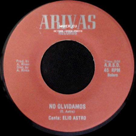 Elio Astro - Tristesa Cruel / No Olvidamos side B