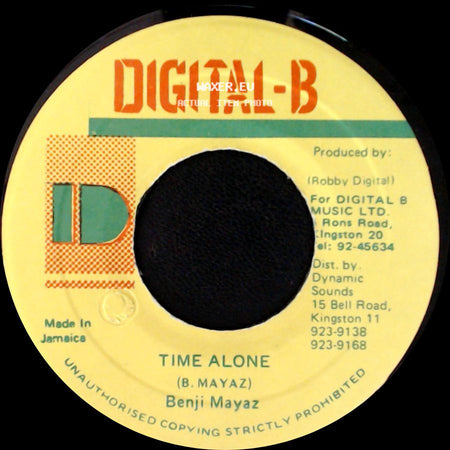 Benji Mayaz - Time Alone / Version Time side A