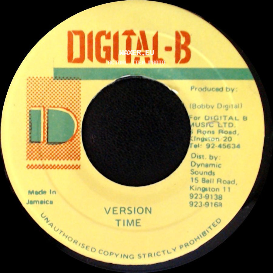 Benji Mayaz - Time Alone / Version Time side B