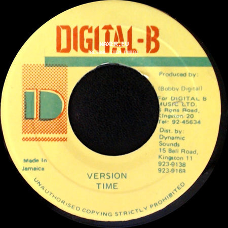 Benji Mayaz - Time Alone / Version Time side B