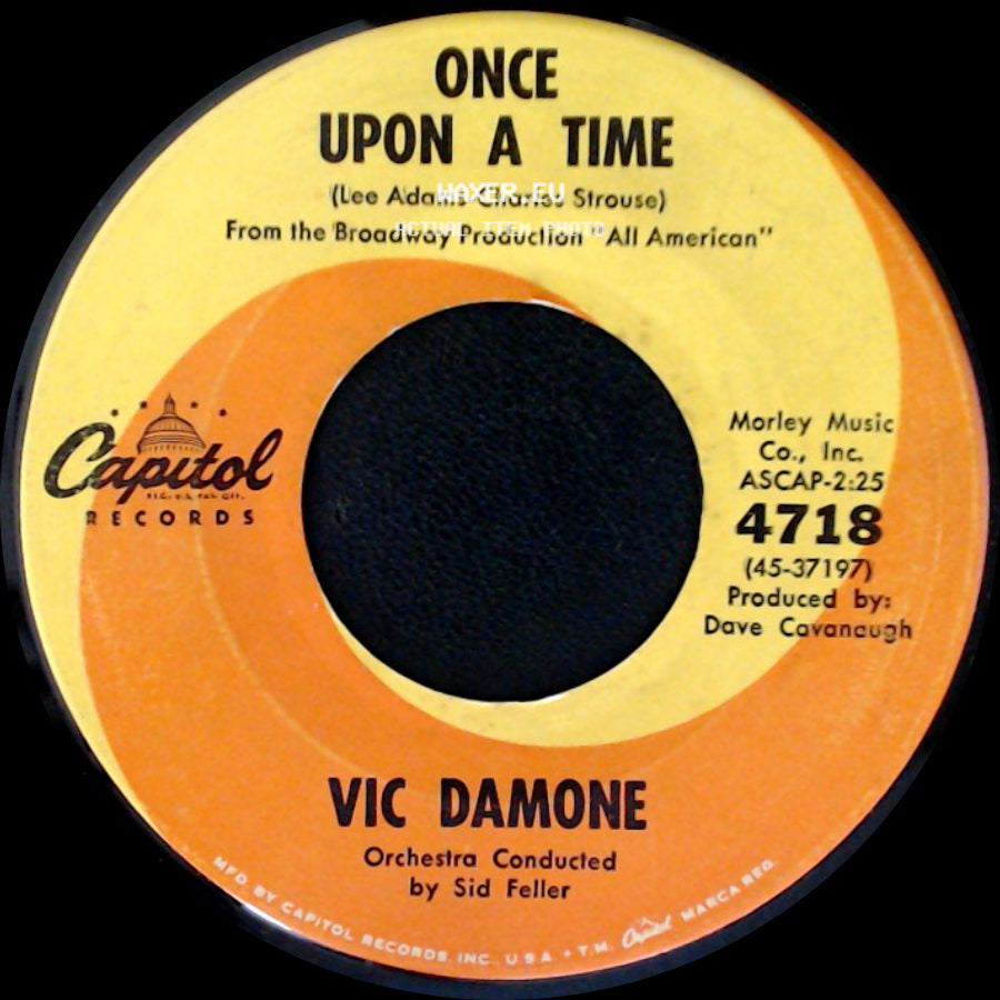 Vic Damone - Once Upon A Time / No Strings side A