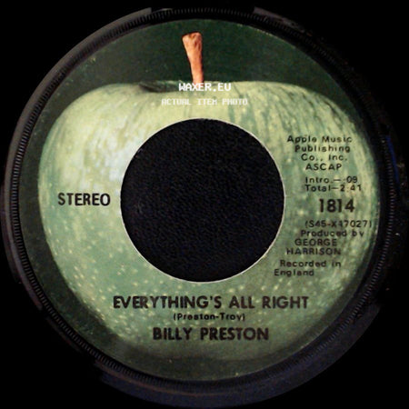 Billy Preston - Everything's All Right / I Want To Thank You side A