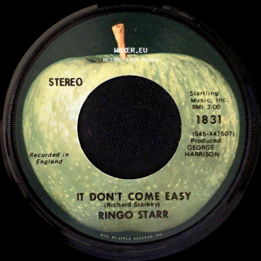 Ringo Starr - It Don't Come Easy / Early 1970 side A