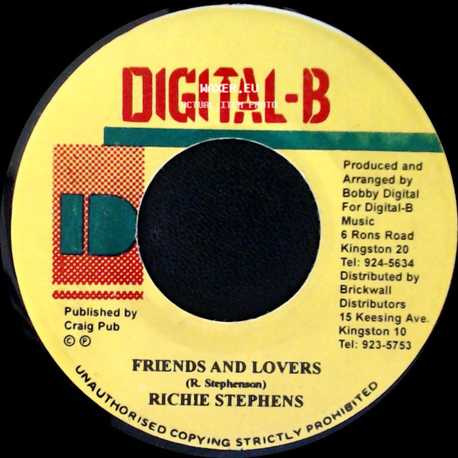 Richie Stephens / Striker Lee - Friends And Lovers / Rhythm: Hold On side A