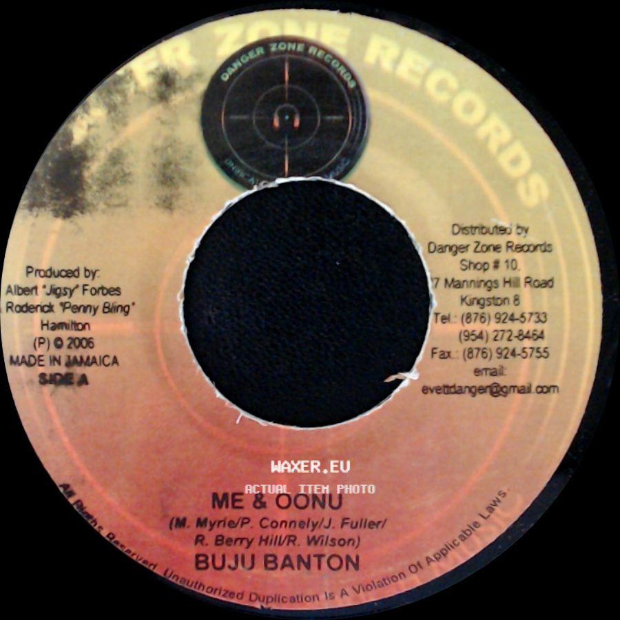Buju Banton / Mikey Pelpa - Me & Oonu / In The Ghetto side A