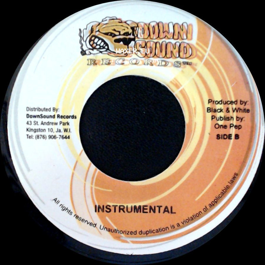 Fantan Mojah & Jah Cure - Dem Nuh Build Great Man / Instrumental side B