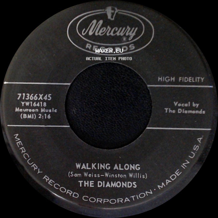 The Diamonds - Walking Along / Eternal Lovers side A