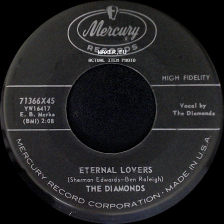 The Diamonds - Walking Along / Eternal Lovers side B