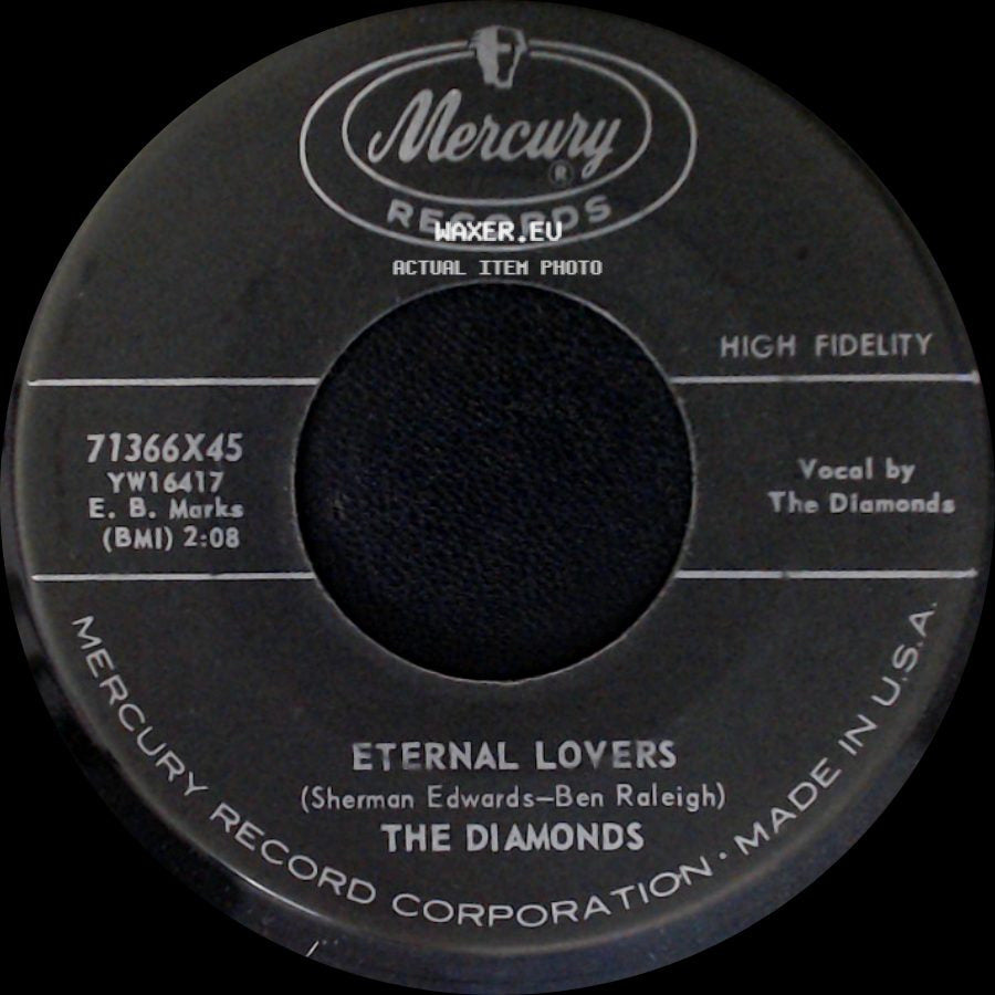The Diamonds - Walking Along / Eternal Lovers side B