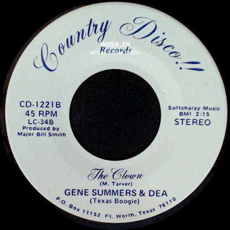 Gene Summers & Dea - The Clown / Do You Think I'm Sexy side A